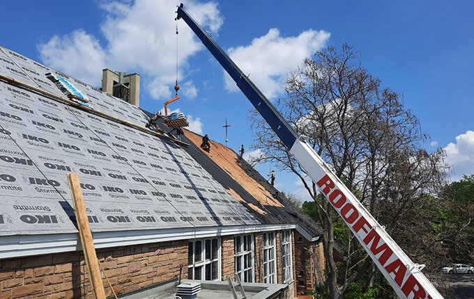 Réfection de toiture à Ste-Marthe-sur-le-Lac et St-Joseph-du-Lac.