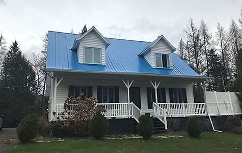 Couvreur toiture tôle Mont-Tremblant