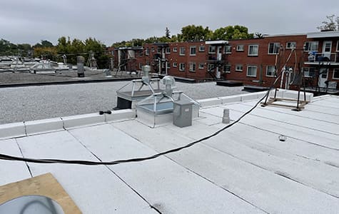 Entrepreneur toit plat de Montréal.