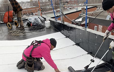 Entrepreneur toit plat de Montréal.