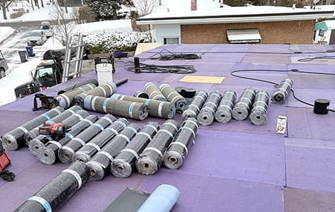 Entrepreneur toit plat de Montréal.