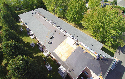 Installation toiture bardeaux asphalte Drummondville