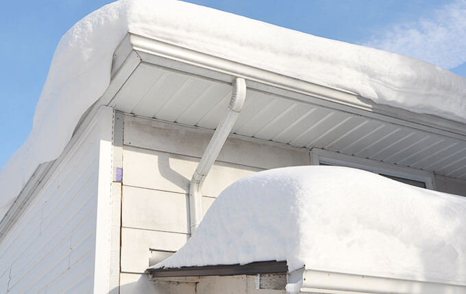 Déneigement de toiture St-Sauveur